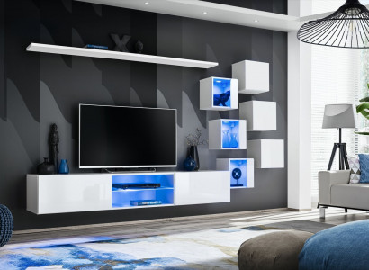 Luxury Wall Unit Set New Furniture Wall Cabinet Living Room Furniture Complete
